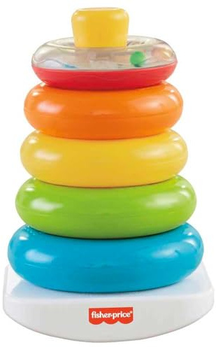 Fisher-Price Rock-a-Stack Toy – Bloc de construction empilable – 6 pièces – 1-3 ans