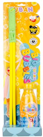 TUBAN Riesenseifenblasen Set: 400ml Seifenblasenflüssigkeit & 200cm Schnur für große Seifenblasen, Outdoor-Spielzeug für Kinder & Erwachsene, ideal für Garten, Hochzeit, Kindergeburtstag & Sommerfest