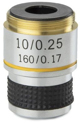 DIN 35mm Achromatisches Objektiv 10x/0.25 für Biologisches Mikroskop