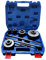 KIT FRESE A TAZZA CAROTATRICE 9 PEZZI DA MURO 30 40 65 80 100 MM TRAPANO ASTA SDS PLUS + SDS MAX 30 CM