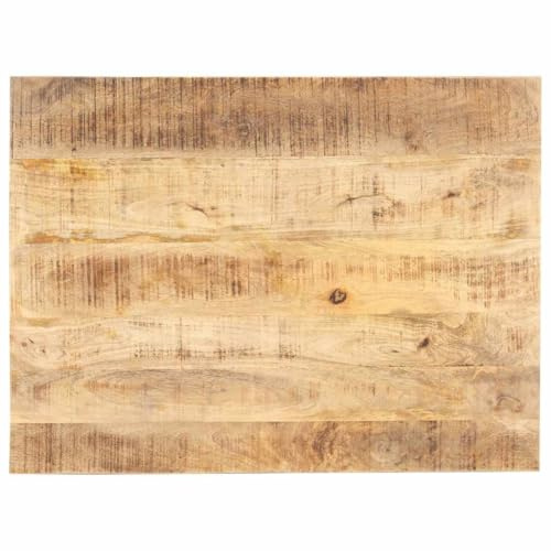 vidaXL Tischplatte Massivholz Mango 15-16 mm 90x70 cm