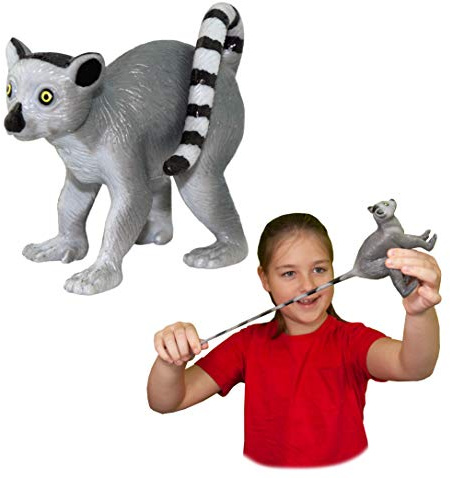 Rep Pals - Ringmaki, Dehnbares Spielzeug von Deluxebase. Super Dehnbare Tierrepliken, die Sich echt anfühlen, ideal für Kinder