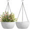 T4U Suspension Plante Support Pots de Fleurs (2 pcs, 30 cm), Suspendu pour Fleur Décoration Murale, Amovible avec Chaîne Suspendue, Convient aux Jardins de Décoration de Jardinage