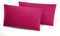 Federe (2 pezzi) Guanciale Letto 52x82 cm Con Bottoni in Cotone (Fucsia)