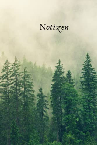 Notizbuch Wald:: Notizbuch - Tolles punktiertes Wald Notizbuch - 120 punktierte Seiten um Motive, Ideen und Gedanken festzuhalten, glänzend | ca. ... für Wanderer, Naturliebhaber und Träumer