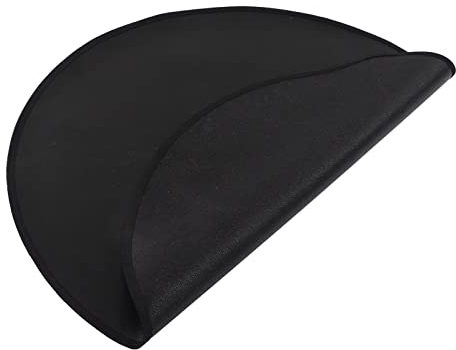 Cuque Backofen Matte Boden, Backofen Schutzmatte, Backmatte Backofenmatte Grillmatte Rund für den Innenbereich Waschbar und Wiederverwendbar (24 Zoll / 60 cm Durchmesser)