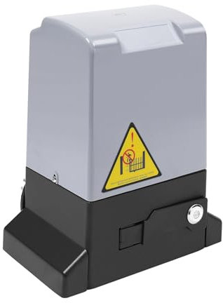 Automatic Sliding Gate Opener Kit Operator Heavy Duty Rack Driven Security Operator,Sliding OperatorComplete Set with Remote Control,Quiet Operators for Hotel,Factory,750W,1400r/min,12m/min