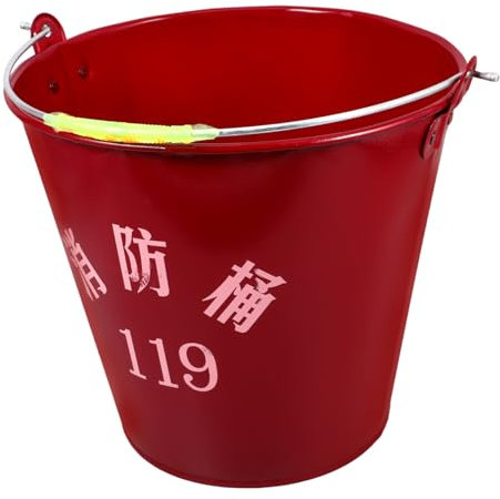 MERRYHAPY Sand Bucket Für Notfälle Tragbarer Multifunktionsspeicher Für Feuerlöscher Wasser Sand Und Getränke Für Feuerwehr Freien Kapazität