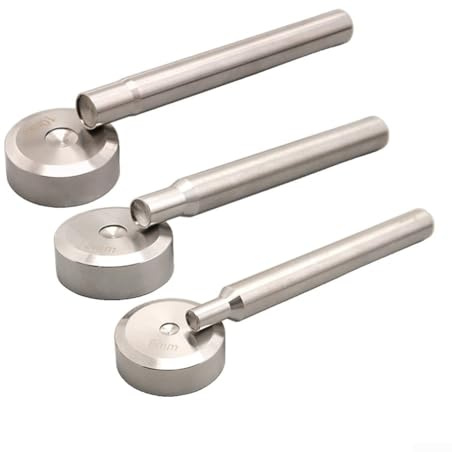 Zuverlässiger Nietstanzer für Leder, erhältlich in verschiedenen Kappengrößen (8 mm)