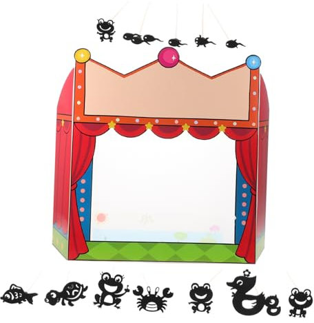 ibasenice 1satz Schattenpuppen DIY Kit Für Interaktive Geschichtenerzählungen Kreatives Puppentheater Für Erwachsene Handgemachte Chinesische Fingerpuppen Fantasie Und des Lernens