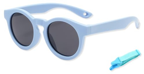 GGUFAY Gafas de Sol Polarizadas para Bebé, UV400 Protección, Flexibles con Correa Ajustable, para Bebés y Niños