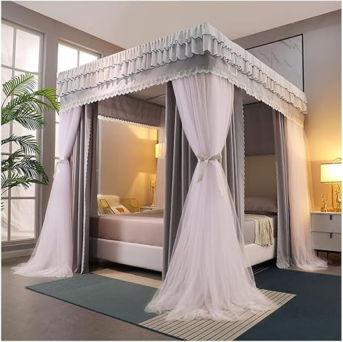 Luxuriöser Betthimmel im europäischen Stil - Elegante Schlafzimmerdekoration für Familienzimmer und Prinzessinnen-Themenräume, perfekt für große und Doppelbetten