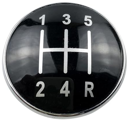 Genérico Perilla de cambio de recorrido corto Tapa del emblema de la palanca cambios para Audi A3, S3, 8L, A4, S4, B6, B7, A6, C6, para VW, para Passat, Golf 4, MK4, para Bora reemplazar(12345R)