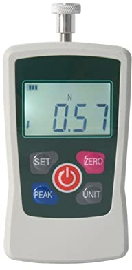 Dinamometro digitale a quattro unità Oz, Lb, N, Kg, dinamometro portatile for strumenti di misurazione della forza spinta e trazione(10N)