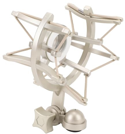 Aumotop Microphone Shock Mount ABS Mic Holder Clamp/Holder för TLM170 för Professionella Ljudinspelningar