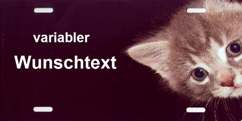 Schilderfeuerwehr Katzenschild mit Namen oder Spruch selbst gestalten und Bedrucken Lassen ✓ Katzen Zubehör und Artikel ✓ Warnschild ✓ Verbotsschild ✓