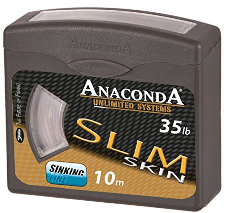 Anaconda Unisex – Erwachsene Slim Skin 25lb 10m, Schwarz