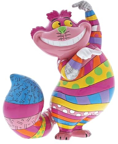 Enesco Gatto del Cheshire (Alice nel Paese delle Meraviglie), Legno, Multicolore