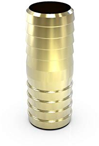 ABA Beul 12015.006.2 Schlauchverbinder schwere Ausführung, Messing, 3/4