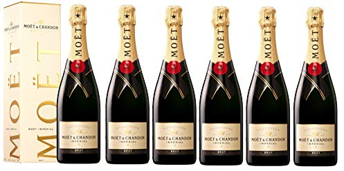 - 6 FLASCHEN - Moët & Chandon Champagne Imperial Brut 750ML
