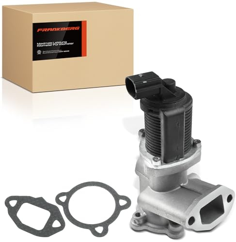 Frankberg Valvola EGR per il ricircolo dei gas di scarico 55192348 | Compatibile con: Idea 350, Corsa C Box/Hatchback X01, Doblo Box/MPV 223, Doblo MPV 119 223, Punto Evo 199