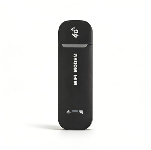 Sxhlseller Enrutador de Red Inalámbrica, Adaptador WiFi, Enrutador WiFi Portátil USB 4G LTE, Compatible con 10 Dispositivos Conexión Fácil y Estable Plug Play para Tarjeta SIM Teléfono PC