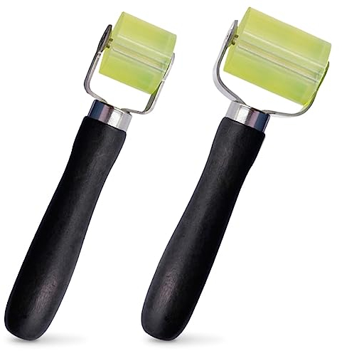 NAJILI 2PCS Rullo di Pressione, Rullo di Pressione Cuscinetto, Attrezzo per l’installazione di materiale fonoassorbente, rullo pressore a mano per la lavorazione di bordi,strumento di saldatura