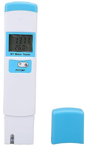 PH-mètre Numérique pour l'eau, Stylo Testeur de PH Numérique Hydroponique 2 en 1 avec écran rétroéclairé, connectivité D'application Mobile pour la Culture Hydroponique, la