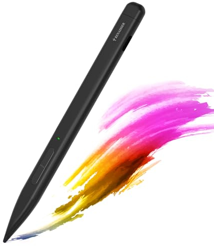 Taiwan RENAISSER Slim Pen 2 Stift für Microsoft Surface passt auf Surface Tastatur, Hergestellt in Taiwan, mit 4096 Druckpunkten, MPP 2.0,Bluetooth-Verknüpfungen