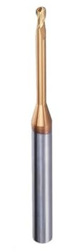Pangyoo 4 mm 8 mm Schaft HRC55 HRC65 Hartmetall Langhals-Kugelfräser CNC-Rillenfräser Fräser Fräser Messer R0,15 R1 Schaftfräser(HRC55 2F,R0.3x4x4x50mm)