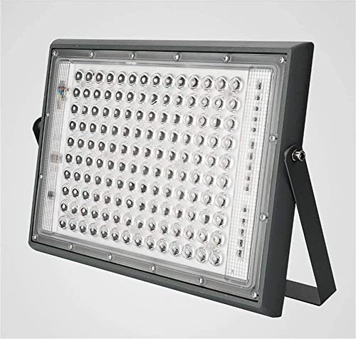 IUBGFTO Home Floodlight, Outdoor Stadium Spotlight Construction Site Super Bright Projection Light IP66/65, Rechargeable Work Light (150w)