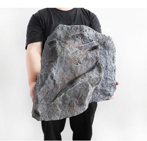 Générique Faux Roches extérieures, Fausse Couverture de Roche, PU Foam Fake Rocks pour l'aménagement paysager décor, couvertures de puits pour la Cour décorative, Texture Naturelle réaliste