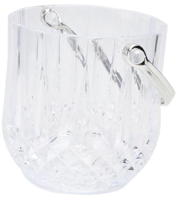 BESTYASH Transparent Seau à Glace de Bar 1 Pièce, en Acrylique