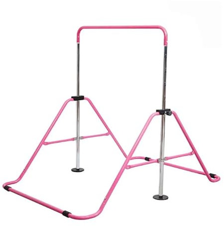 WJIAYAO Sbarra per Ginnastica Barre ginniche Regolabili in Altezza Pieghevoli for Bambini Barre ginniche Orizzontali for Allenamento a casa for Bambini(Color7)