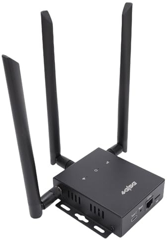 Fdit Routeur Wi-FI 4G, antennes cellulaires détachables, routeur sans Fil CPE Wi-FI Type C, Port réseau Unique, Carte SIM, pour Toute la Famille (Version Mexicaine (B2 / 3/4 (66) / 5/7/8/28A B2)