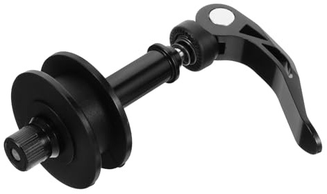 Abaodam Tendeur de Chaîne de Vélo en Alliage D'aluminium et Plastique, Outil de Fixation pour Chaîne de Dérailleur, Accessoire Compact Noir Compatible Vélos Classiques, pour Réglage