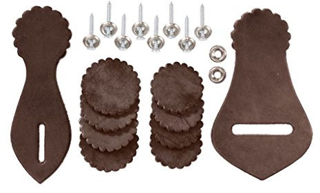 Tough 1 Western Sattel Leder--Set, Dark Oil