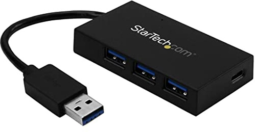 StarTech.com 4 Port USB 3.0 Hub - USB-A auf 3x USB-A und 1x USB-C - inklusive Netzteil - USB Hub - Desktop USB C Hub | USB 3.0, Inklusive Netzteil, Desktop USB-C Hub, BC 1.2 Schnellladung, 14, 6cm Kabel, Betriebssystemunabhaengig