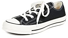 Converse Unisex Chuck 70 Classic Low Top Sneaker, Svart vit, 36 EU
