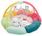 Fehn 3-D activity nest play arch Aiko & Yuki - coperta rotonda per gattonare con 5 giocattoli staccabili da afferrare - coperta da gioco per neonati e bambini da 0+ mesi - regalo di nascita