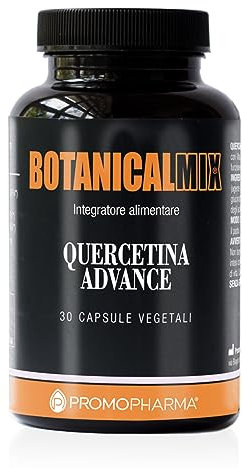 Quercetina Advance - Integratore Alimentare - Con quercetina, Vitamina C, Bromelina, Zinco e Vitamina D - Per le difese immunitarie - 30 cps