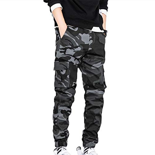 Chickwin Uomo Pantaloni Cargo Pants Camouflage, Classici da Jogging Camo Militari Pantaloni per Arrampicata Caccia Escursionismo Sport all'aperto