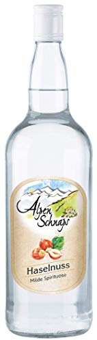 Alpenschnaps Haselnuss | Milde Spirirtuose | 1l. Flasche