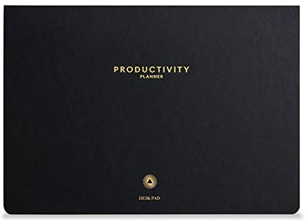 Intelligent Change A4 Undatierte Produktivität Täglich Deskpad (3 Monate) - Abreißbare To-Do-Listenblätter mit Habit und Mood Tracker - Zeitplanplaner für Zeitmanagement und Achtsamkeit