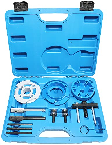 DPTOOL Attrezzo di distribuzione della Pompa di iniezione della Catena della Ruota dentata per la rimozione del Coperchio Compatibile con Il Motore Diesel Ford 2.0 2.2 2.4 3.2 TDDi TDCi