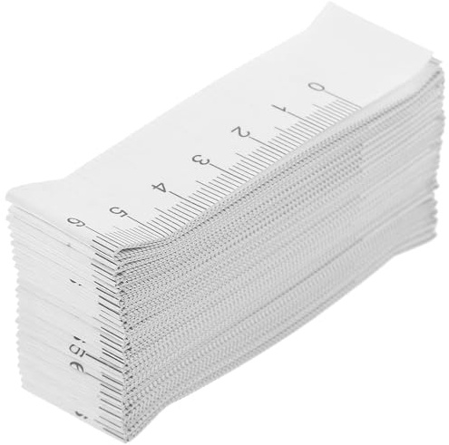 Housoutil Einweg Papiermaßband 100 Stück Papiermaßband 100Cm Doppelseitiges Metermaß Papier Für Wundmessung Medizinische Wunden Babys Und Krankenhaus Lesbar Von Links Nach Rechts