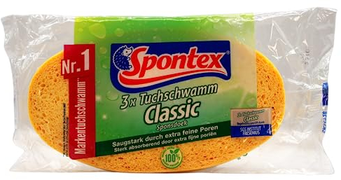 Spontex 3X Tuchschwamm Classic, 10er Pack (10 x 3 Stück)