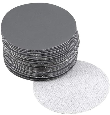 MACHSWON 3 Inch Silicon Carbide Sandpaper Wet Dry Sanding Discs Hook and Loop Sanding Disc 2500 Grit 30pcs
