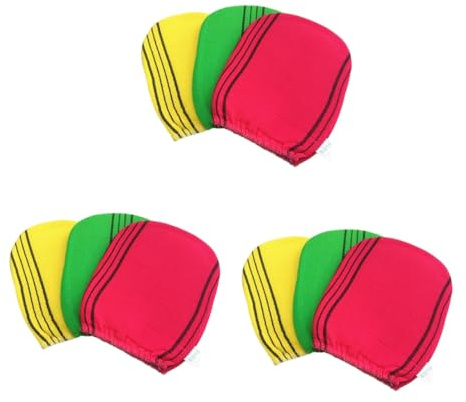 POPETPOP 9 Piezas guantes para la guantes niño infantiles pinzas para el pelo de plátano rosa exfoliante corporal de baño de tómate un baño