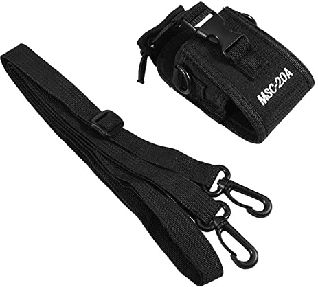 flexman Funkgeräthalter, Walkie Talkie Tasche, Funkgerätetasche, MSC 20A Nylontasche, Feuerwehr Bundle Set Inklusive Anti Schwingungs Gurt für Funkgerät Gurt